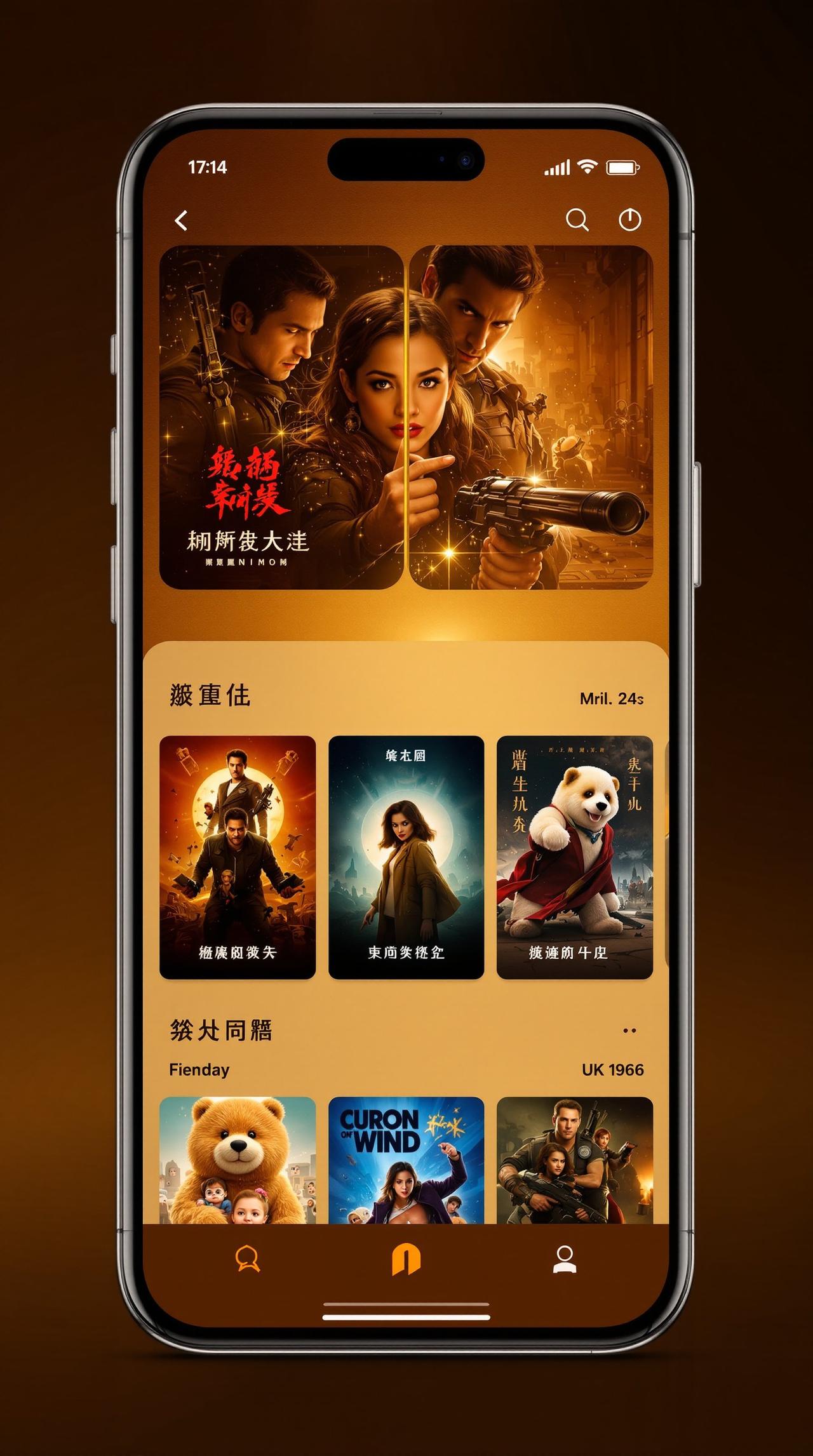 808影视APP界面预览